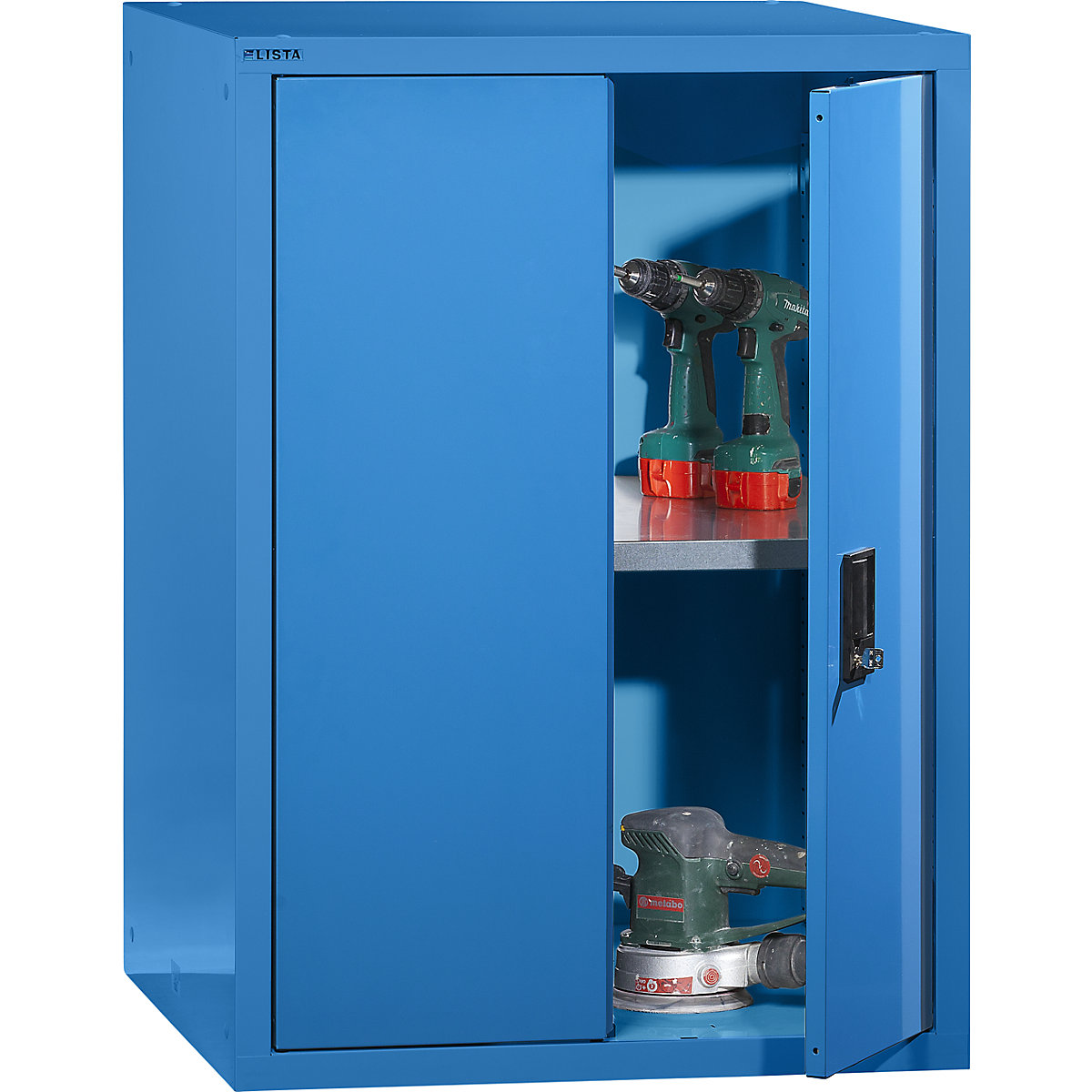 Add-on cupboard with hinged doors – LISTA (Product illustration 2)-1