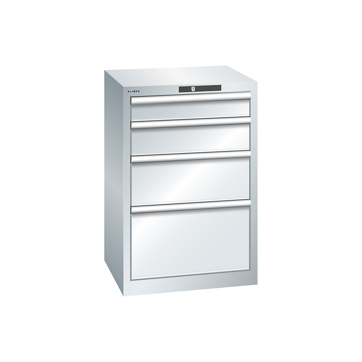 Drawer cupboard, 4 drawers – LISTA (Product illustration 5)-4