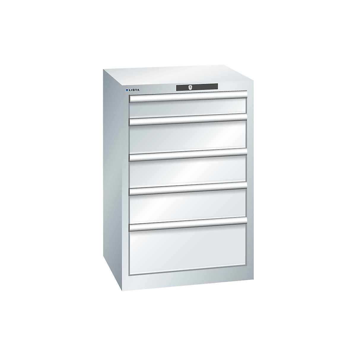 Drawer cupboard, 5 drawers – LISTA (Product illustration 9)-8