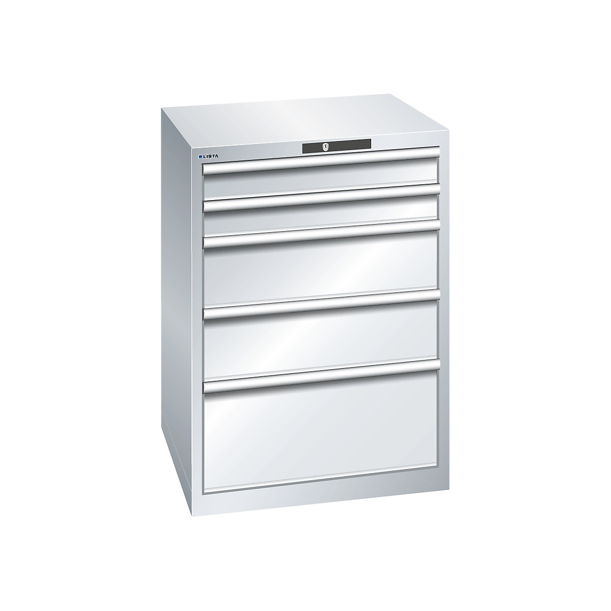 Drawer cupboard, 5 drawers – LISTA (Product illustration 9)-8