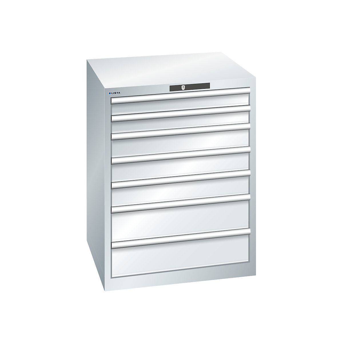 Drawer cupboard, 7 drawers – LISTA (Product illustration 6)-5