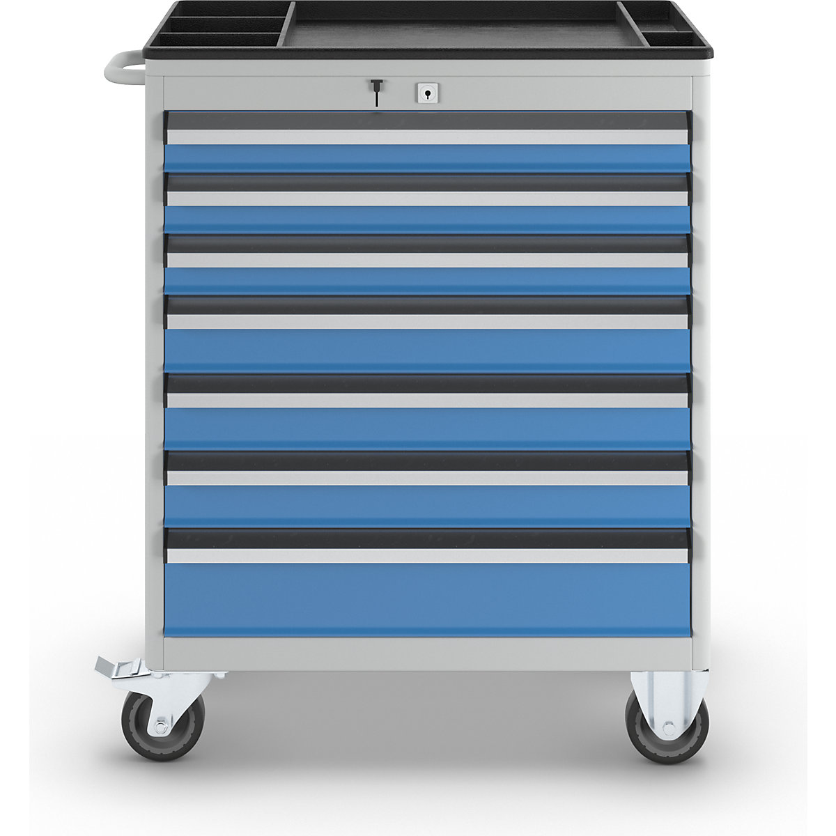 Drawer cupboard, mobile – eurokraft pro (Product illustration 8)-7