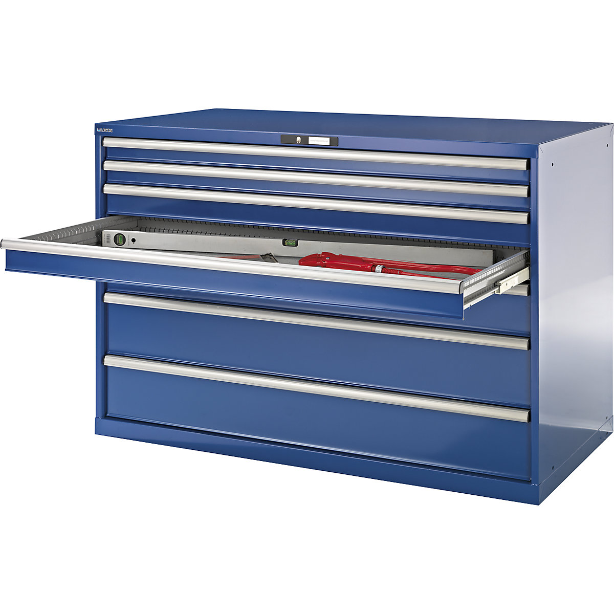 Drawer cupboard, sheet steel – LISTA (Product illustration 2)-1