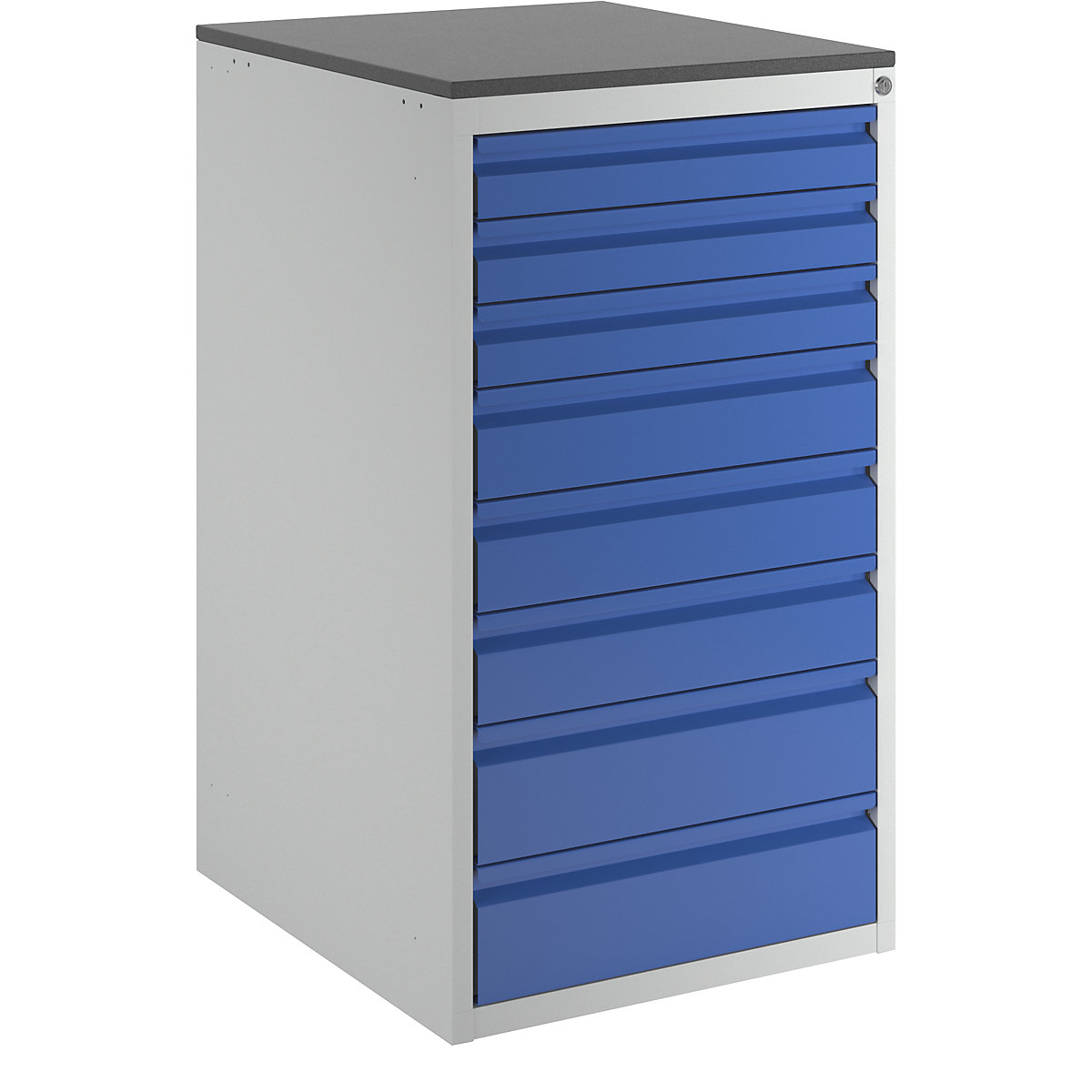 Drawer cupboard with telescopic guides - RAU