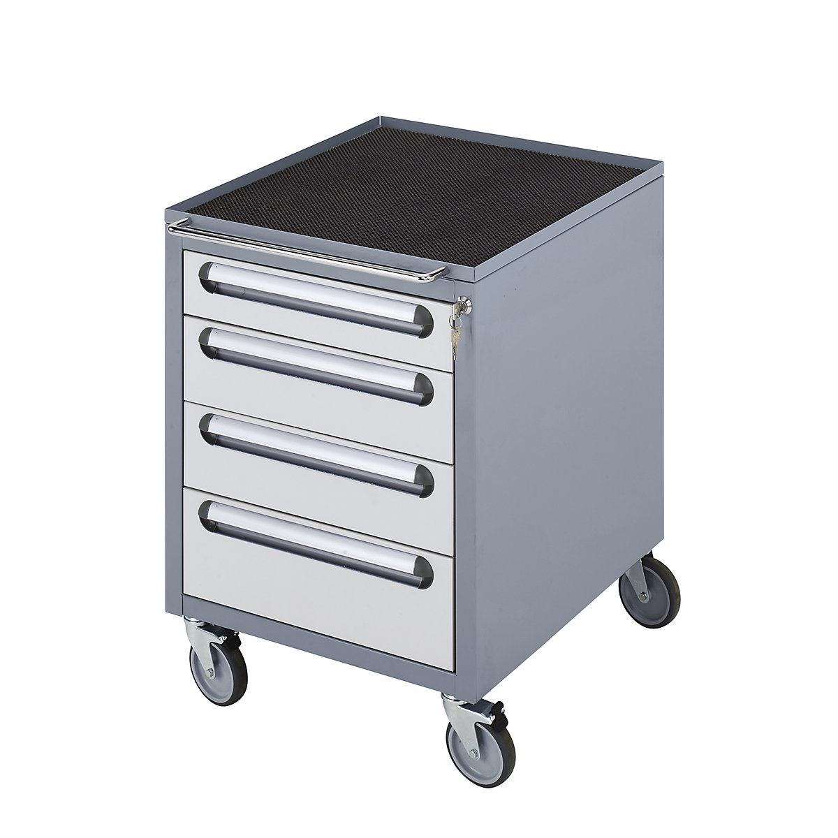 Mobile drawer unit – RAU, HxWxD 690 x 490 x 600 mm, drawers 1 x 90, 2 x 120, 1 x 150 mm-2