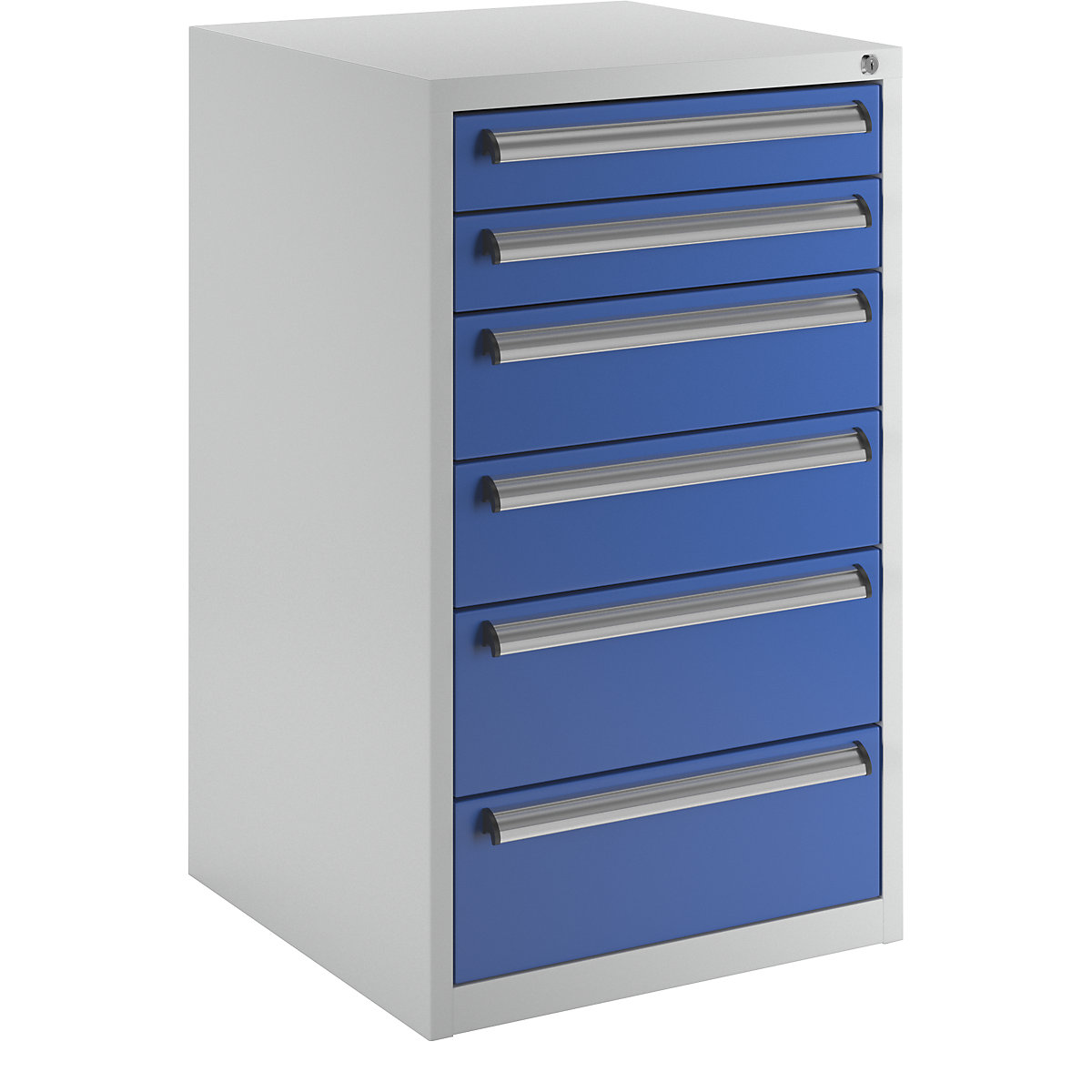 Tool cupboard – eurokraft basic, width 600 mm, height 1000 mm, drawers: 2 x 100, 2 x 150, 2 x 200 mm-11