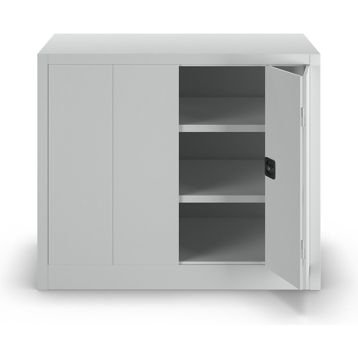 Cupboard with folding doors, height 1000 mm – Pavoy (Product illustration 13)-12