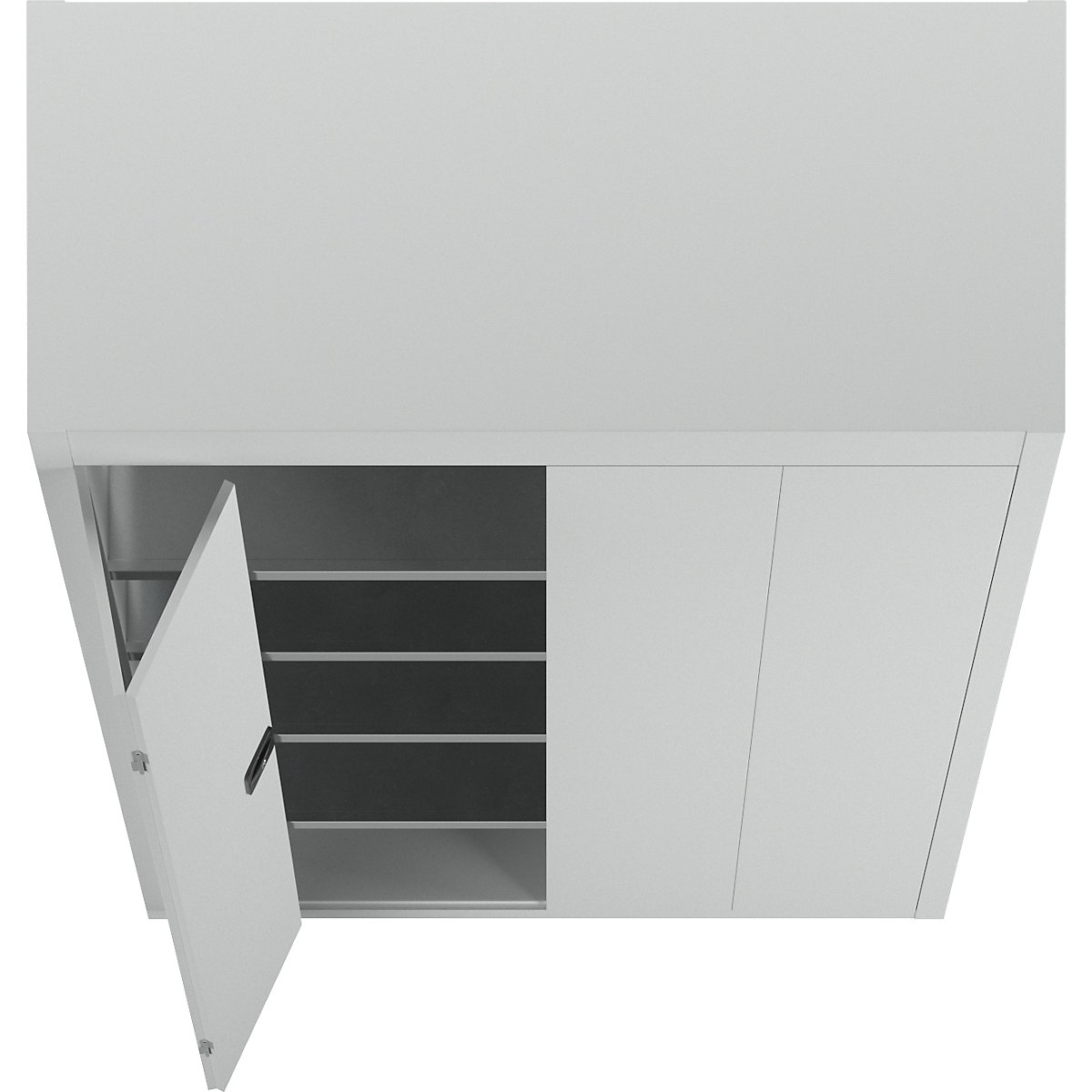 Cupboard with folding doors, height 1950 mm – Pavoy (Product illustration 25)-24