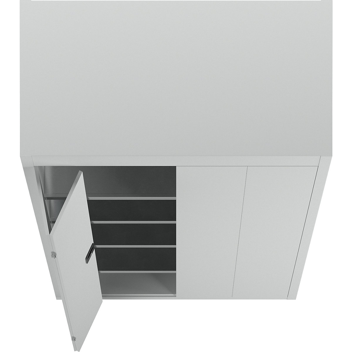Cupboard with folding doors, height 1950 mm – Pavoy (Product illustration 31)-30