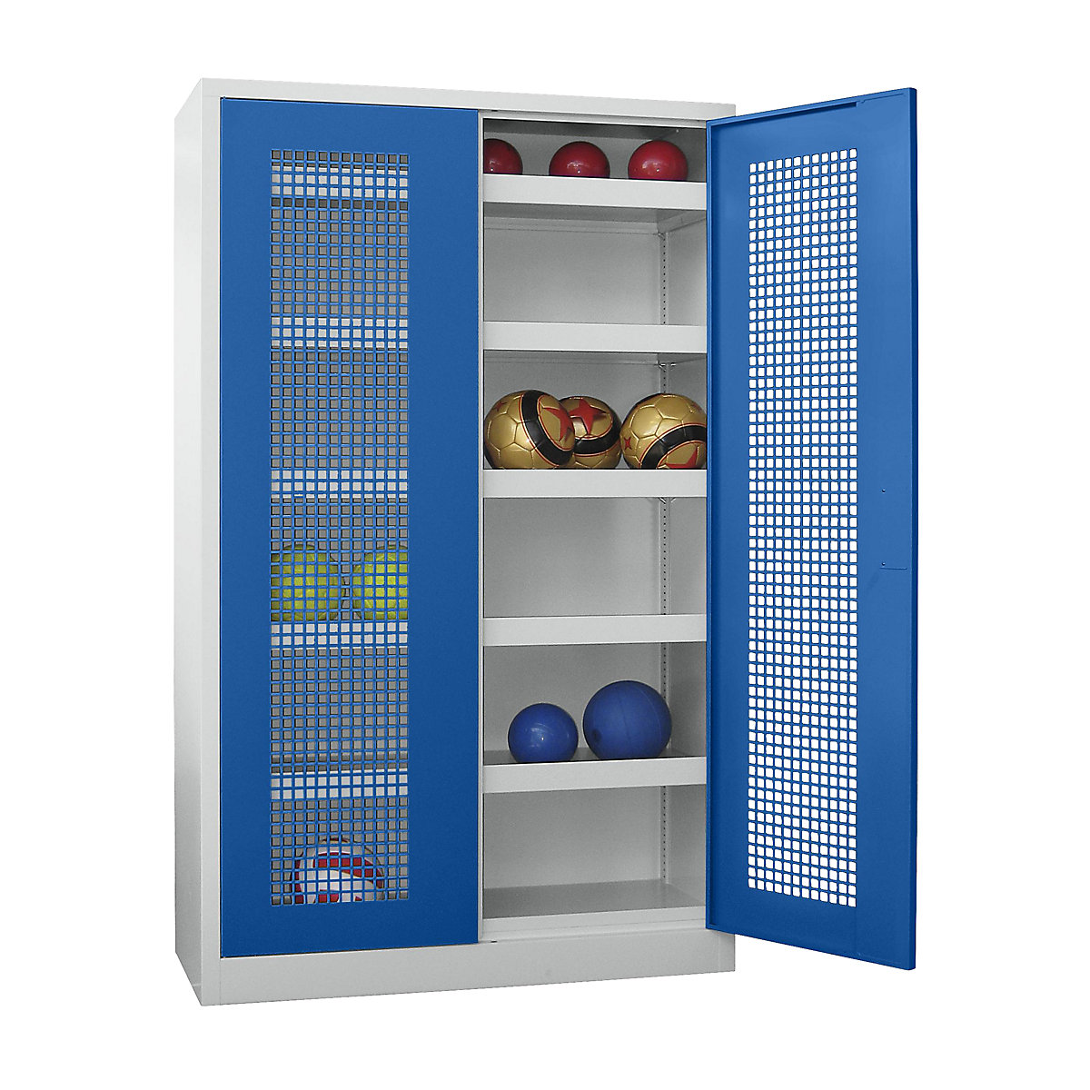 Double door ball cupboard, height 1950 mm – Pavoy (Product illustration 2)-1