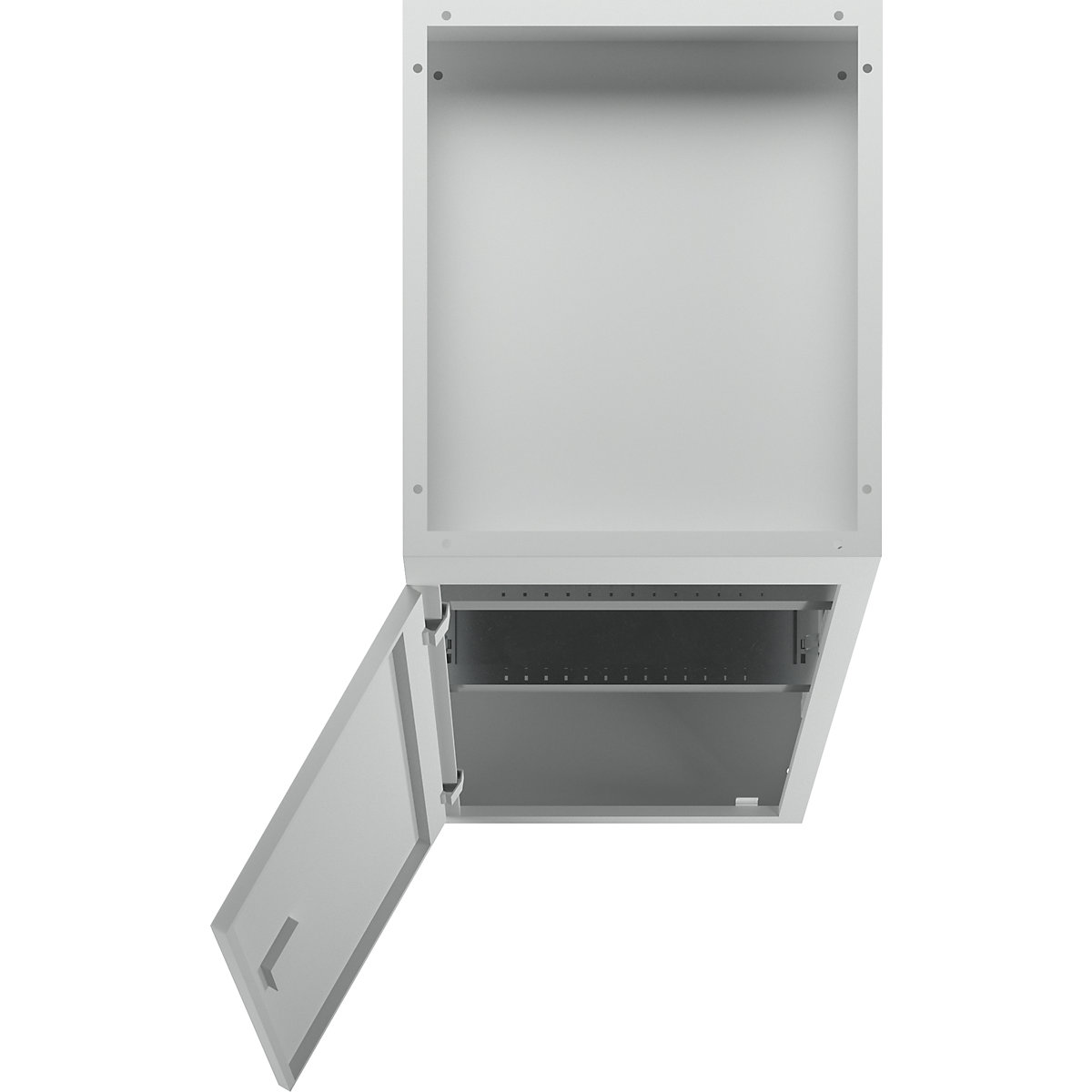 Double door cupboard, 2 shelves – LISTA (Product illustration 6)-5