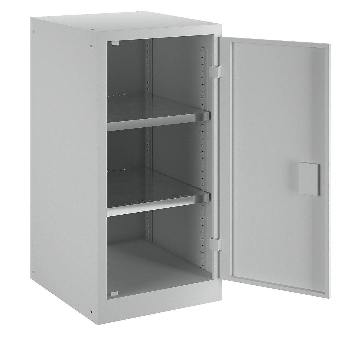 Double door cupboard, 2 shelves – LISTA