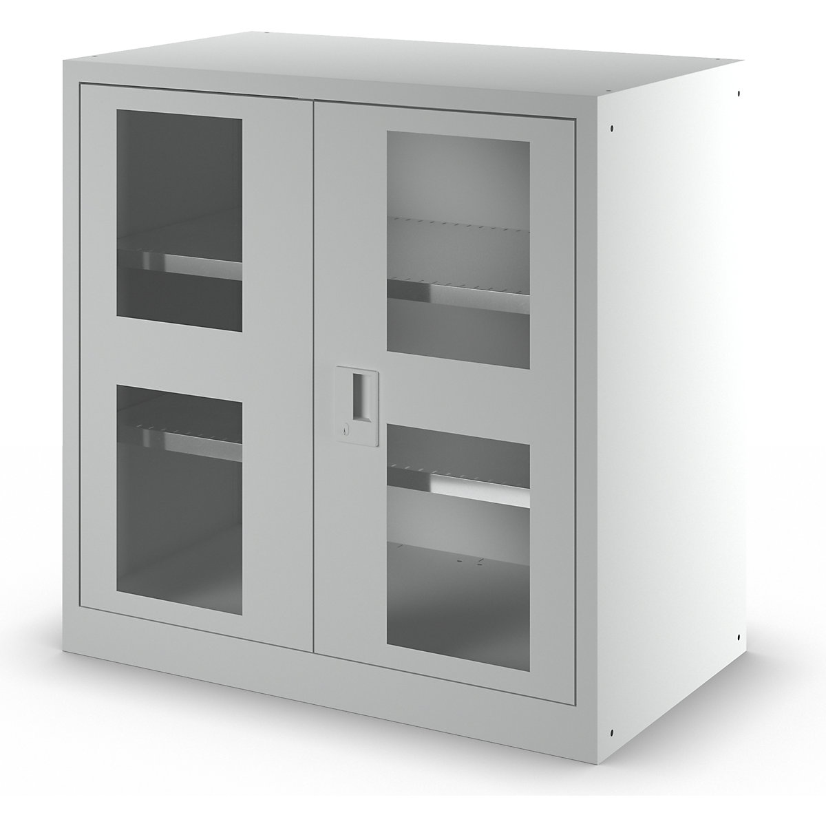 Double door cupboard, 2 shelves – LISTA (Product illustration 15)-14