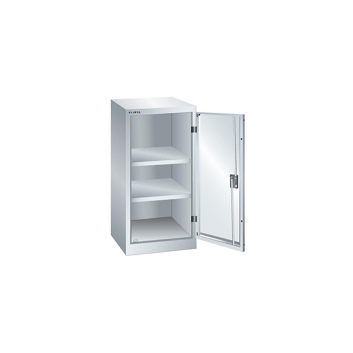 Double door cupboard, 2 shelves – LISTA (Product illustration 5)-4