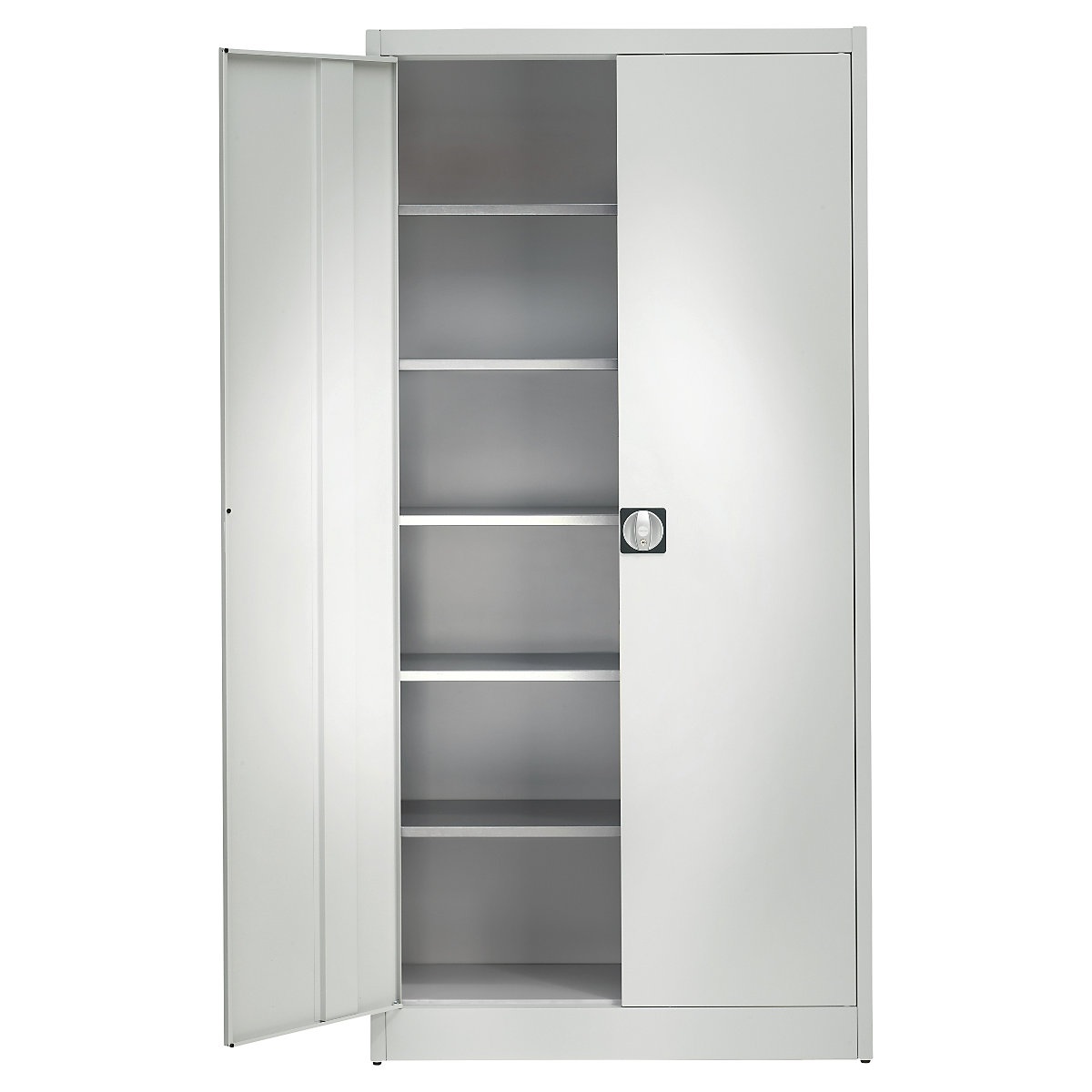 Extra high universal cupboard – mauser, HxWxD 2200 x 950 x 420 mm, light grey-3