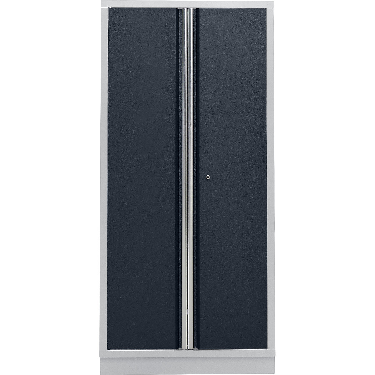 Full height cupboard with hinged door