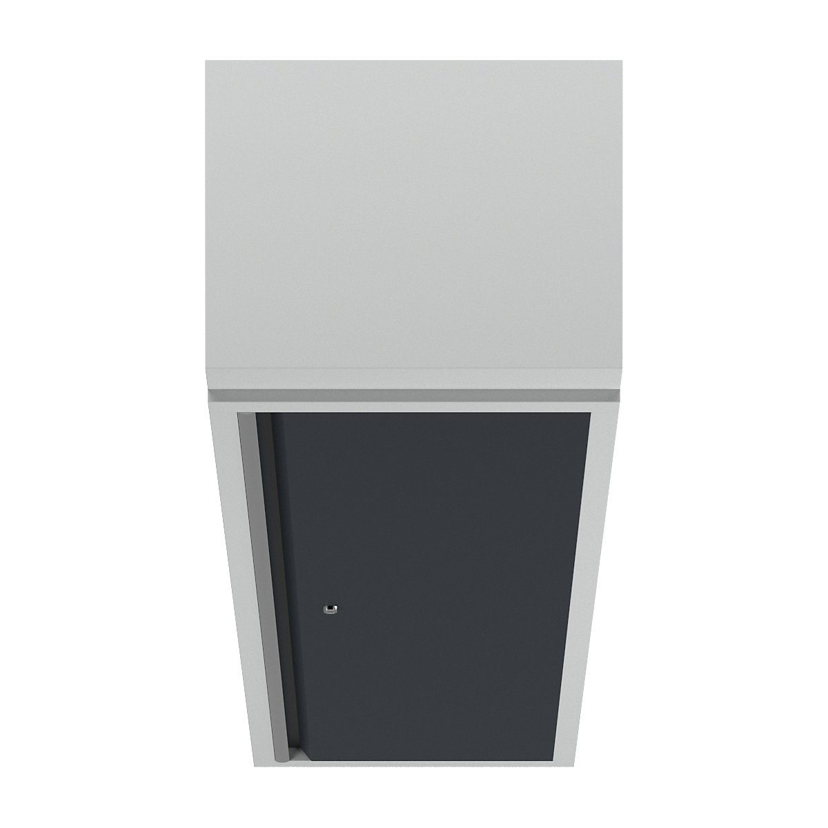 Full height cupboard with hinged door (Product illustration 2)-1
