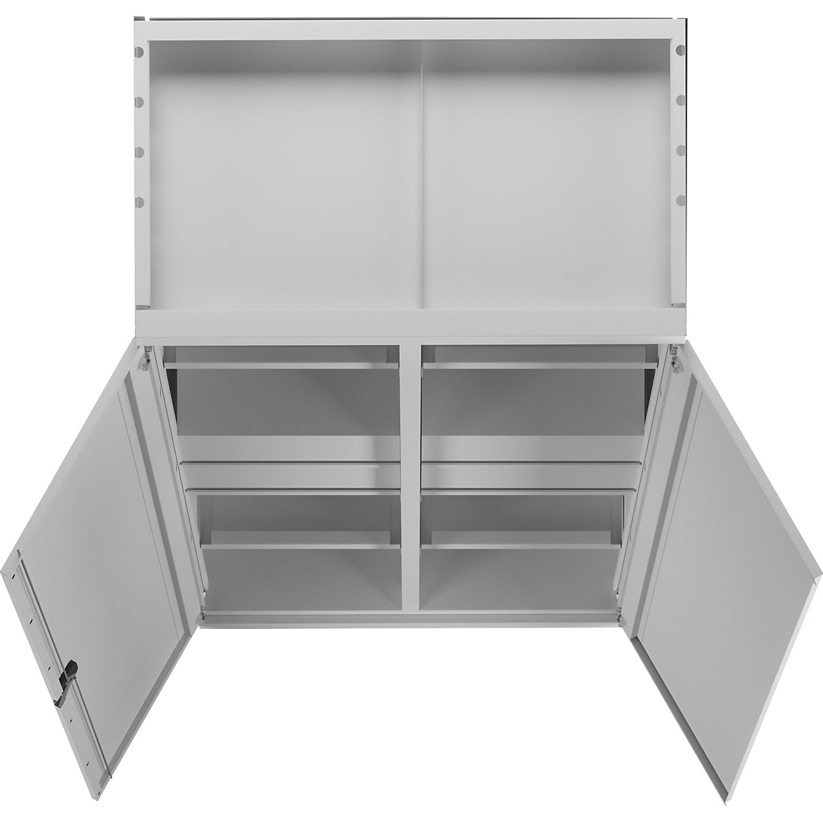 Heavy duty cupboard made of steel – eurokraft pro (Product illustration 7)-6