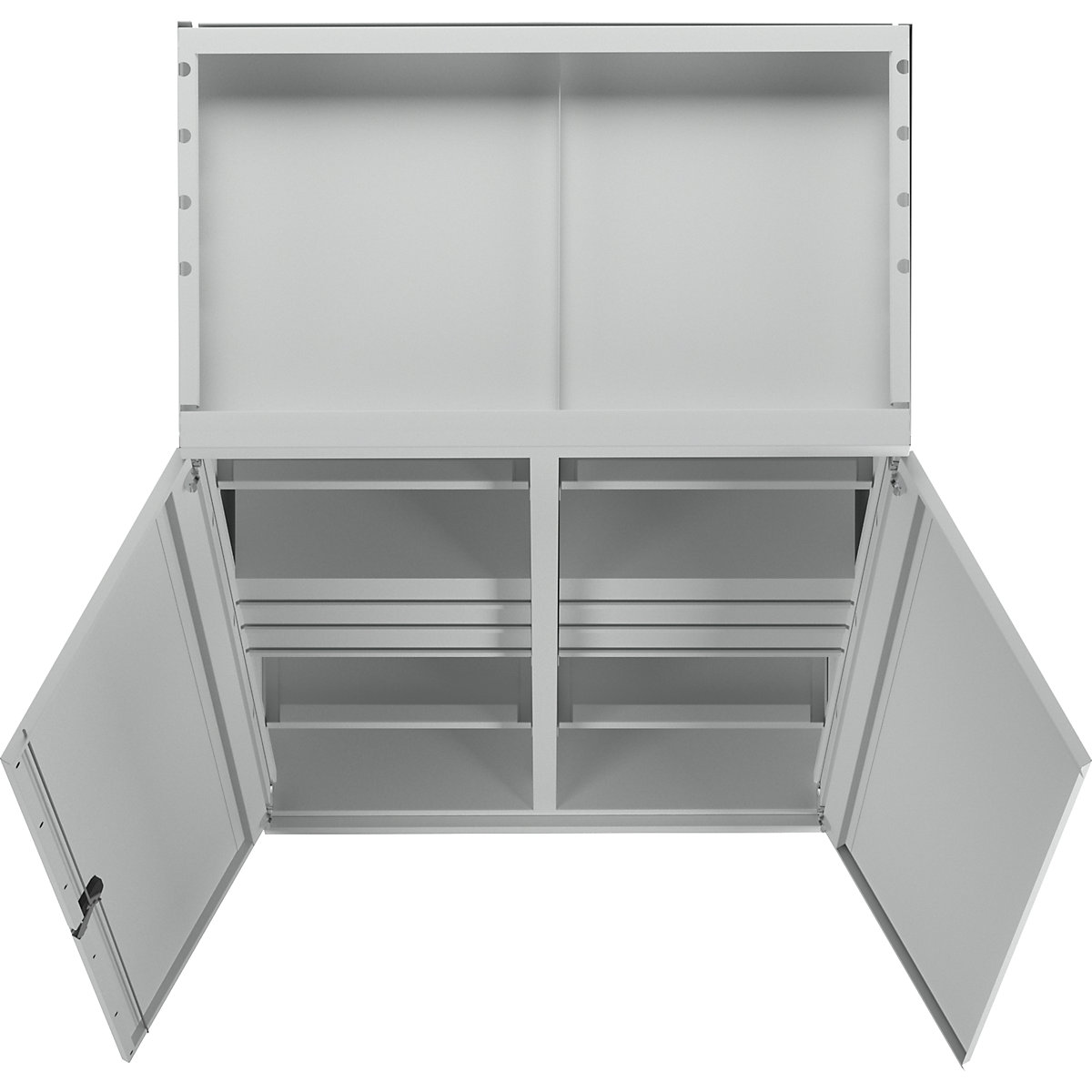 Heavy duty cupboard made of steel – eurokraft pro (Product illustration 2)-1