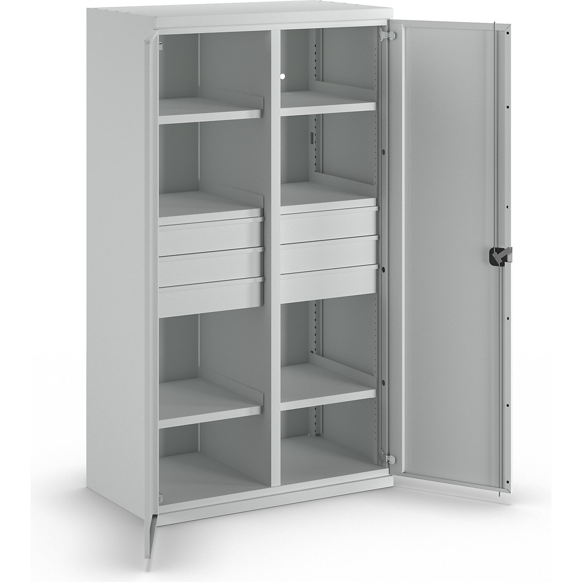 Heavy duty cupboard made of steel - eurokraft pro