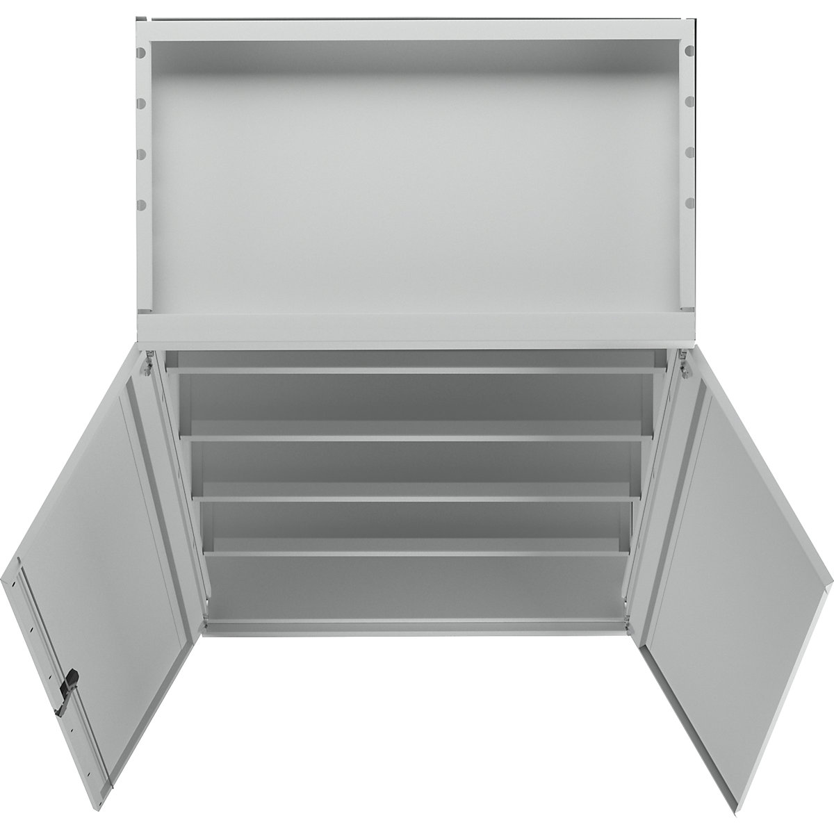 Heavy duty cupboard made of steel – eurokraft pro (Product illustration 3)-2