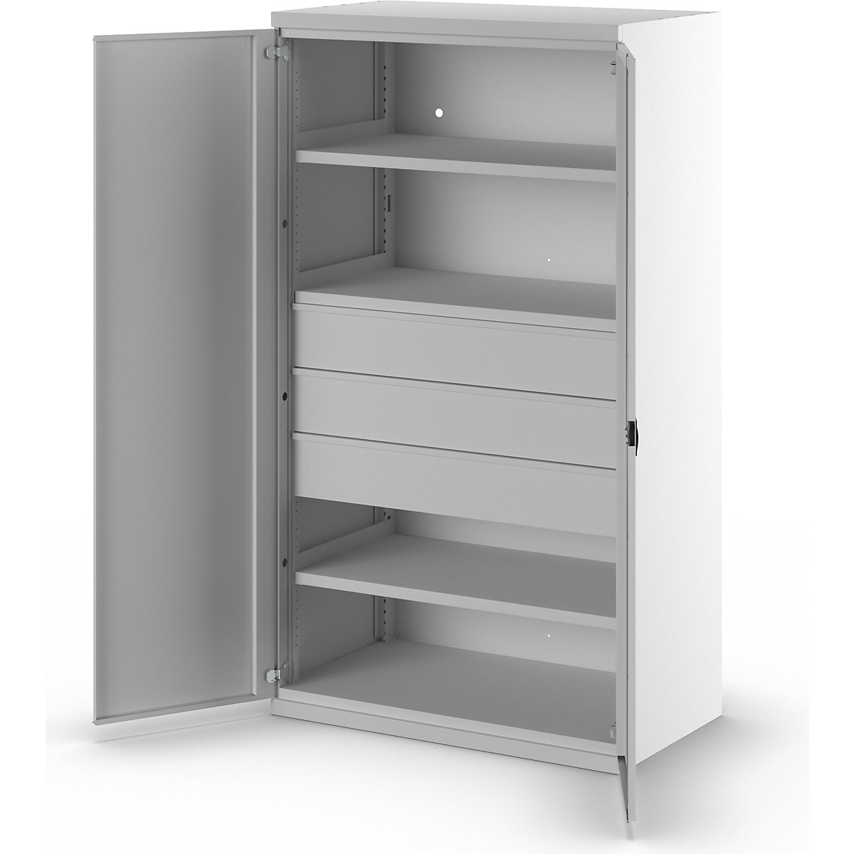 Heavy duty cupboard made of steel – eurokraft pro (Product illustration 9)-8