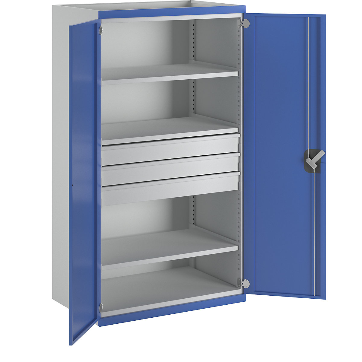 Heavy duty cupboard with 3 shelves - ANKE