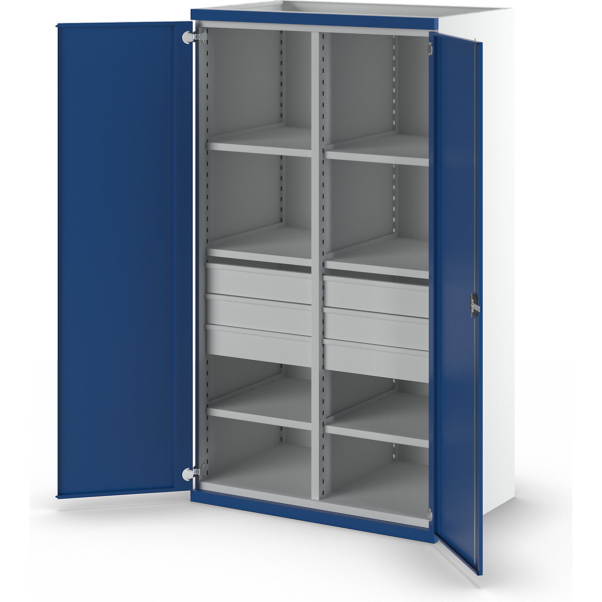 Heavy duty cupboard with centre partition – ANKE (Product illustration 6)-5