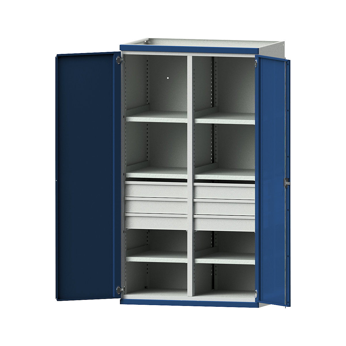 Heavy duty cupboard with centre partition – ANKE (Product illustration 8)-7