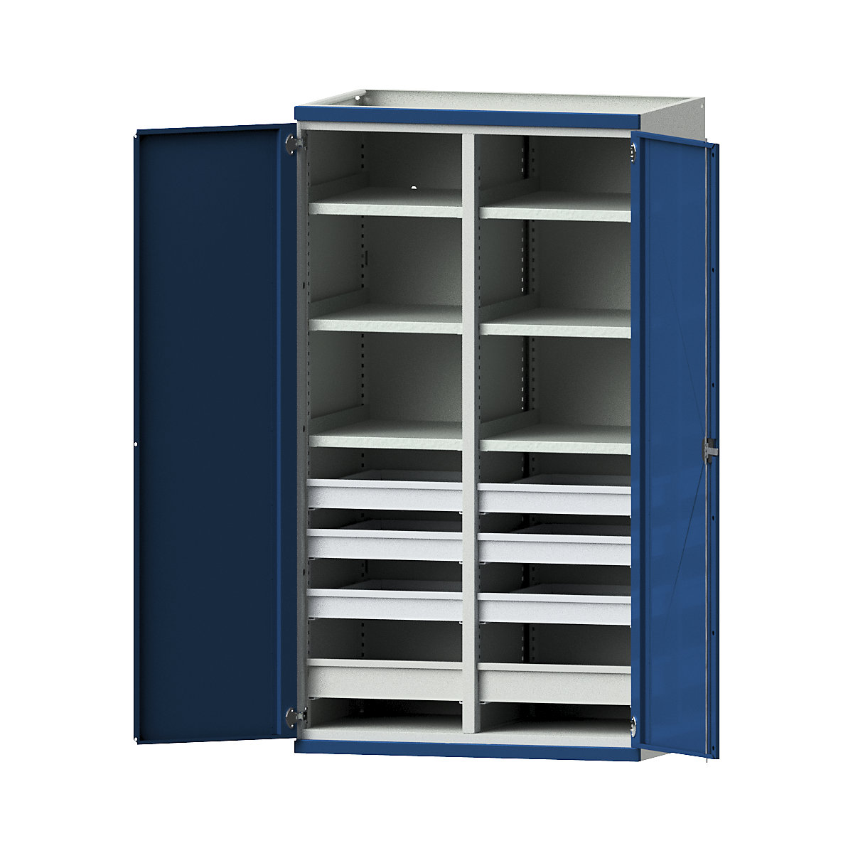 Heavy duty cupboard with centre partition – ANKE (Product illustration 8)-7