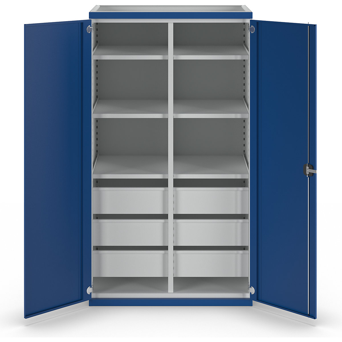 Heavy duty cupboard with centre partition – ANKE (Product illustration 2)-1