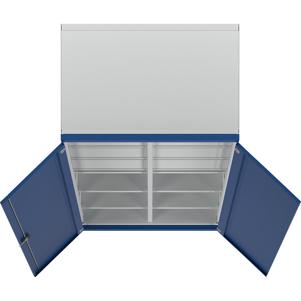 Heavy duty cupboard with centre partition – ANKE (Product illustration 4)-3