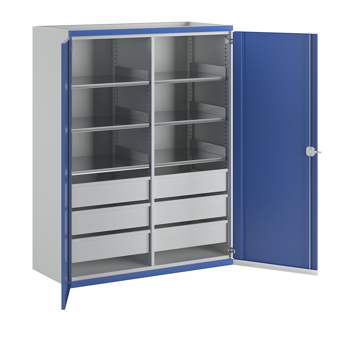 JUMBO heavy duty cupboard with centre partition - ANKE