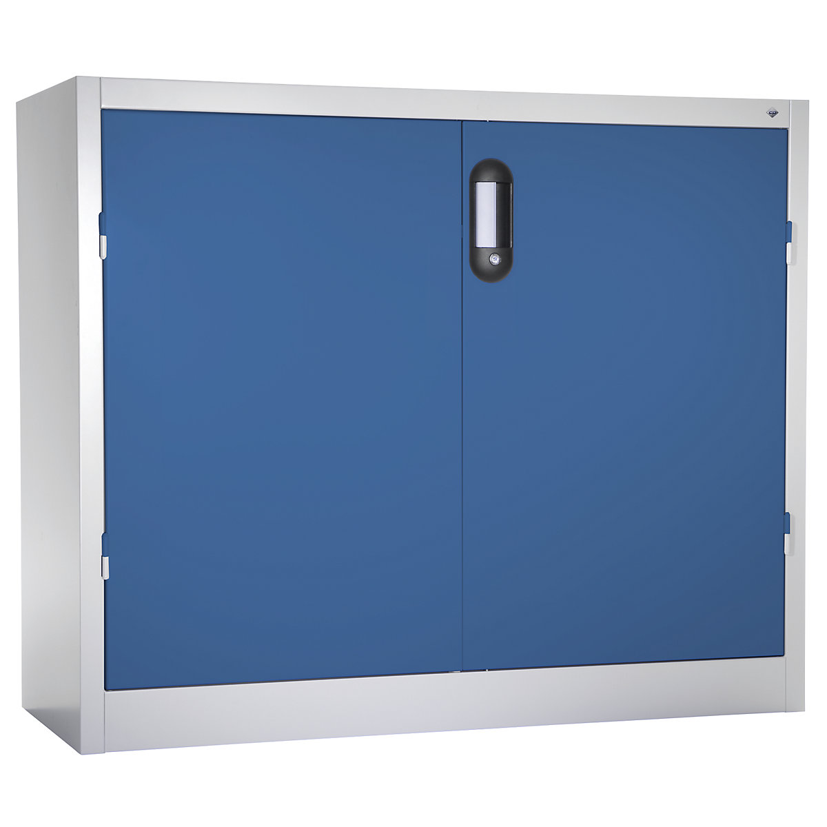 Large cupboard – C+P, HxW 1000 x 1200 mm, two colour, depth 400 mm, gentian blue doors-9
