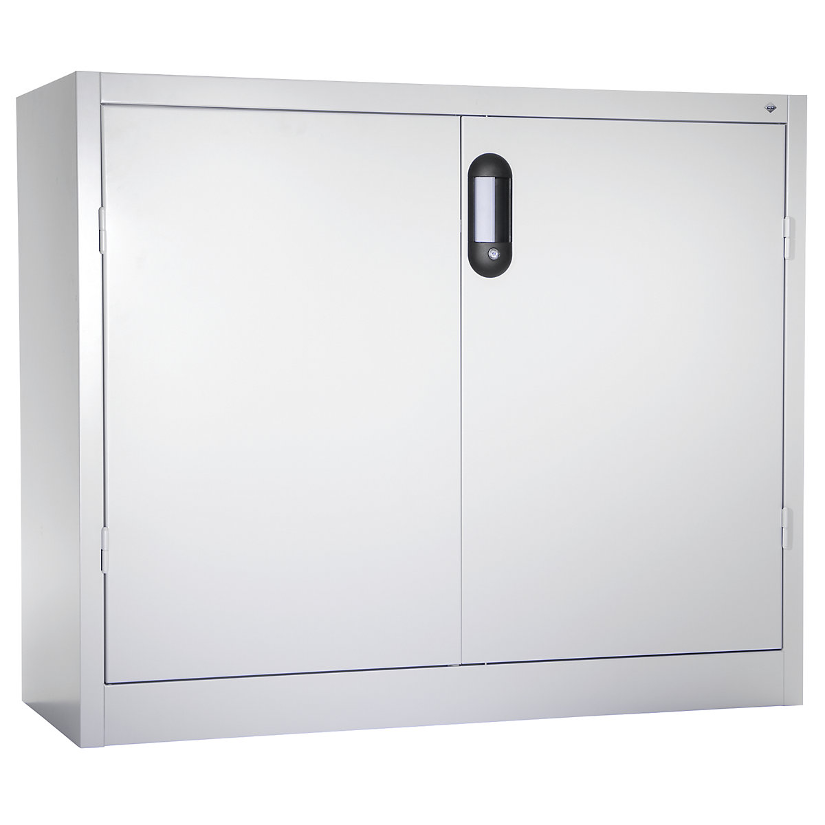 Large cupboard – C+P, HxW 1000 x 1200 mm, two colour, depth 500 mm, light grey doors-10