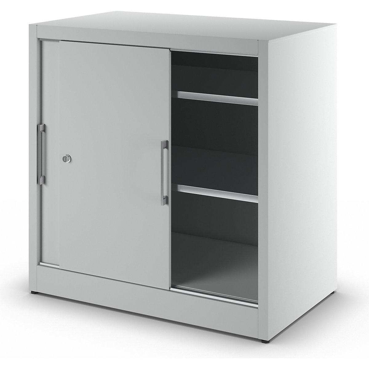 Sliding door cupboard, height 1000 mm – eurokraft pro (Product illustration 12)-11