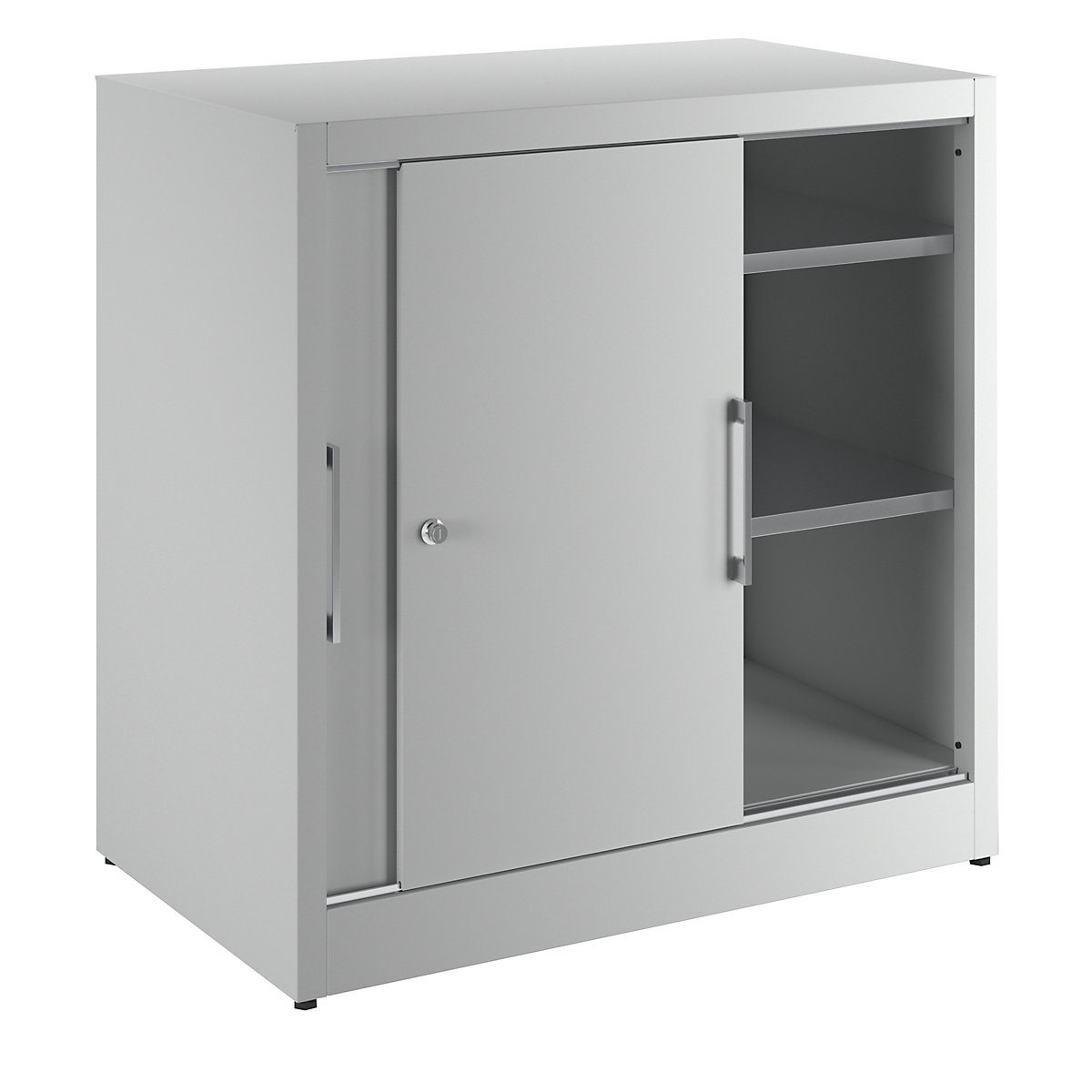 Sliding door cupboard, height 1000 mm - eurokraft pro