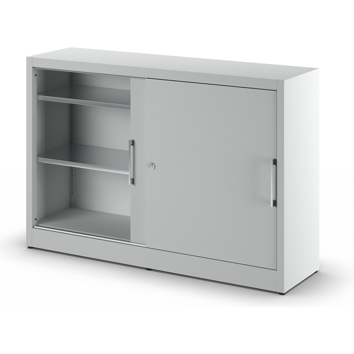 Sliding door cupboard, height 1000 mm – eurokraft pro (Product illustration 7)-6