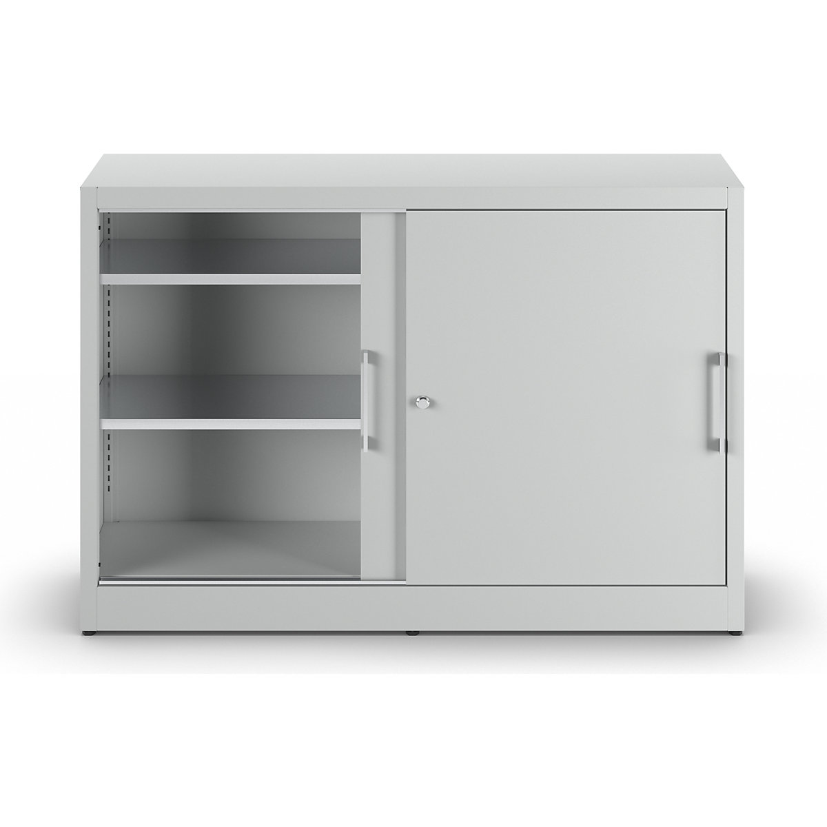 Sliding door cupboard, height 1000 mm – eurokraft pro (Product illustration 5)-4