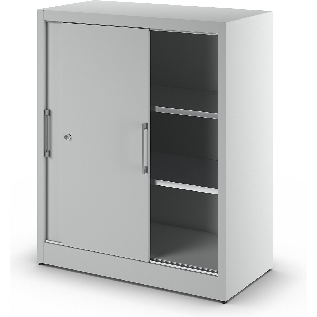 Sliding door cupboard, height 1200 mm – eurokraft pro (Product illustration 5)-4