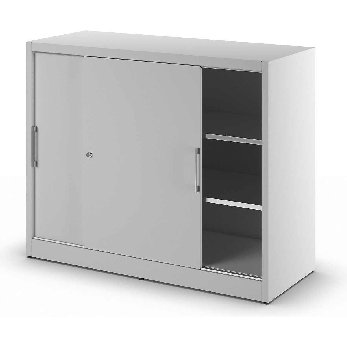 Sliding door cupboard, height 1200 mm – eurokraft pro (Product illustration 8)-7