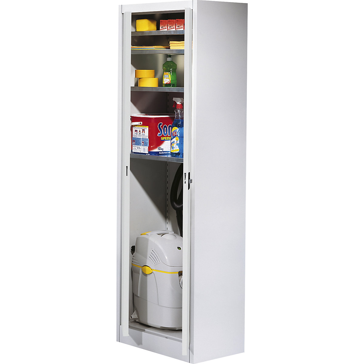 Storage cupboard, HxW 1950 x 600 mm – mauser (Product illustration 10)-9