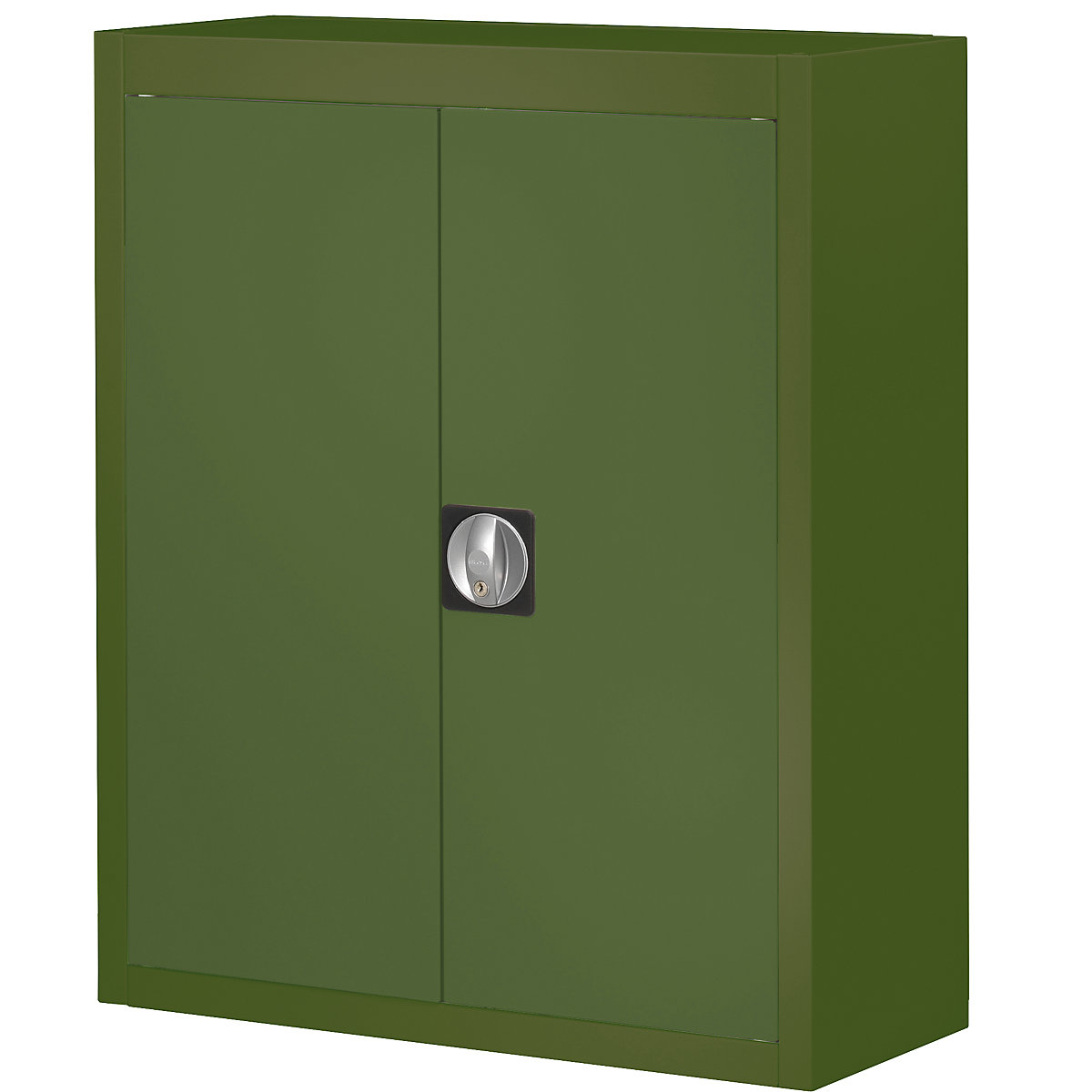 Storage cupboard, without open fronted storage bins – mauser, HxWxD 820 x 680 x 280 mm, single colour, green, 3+ items-5