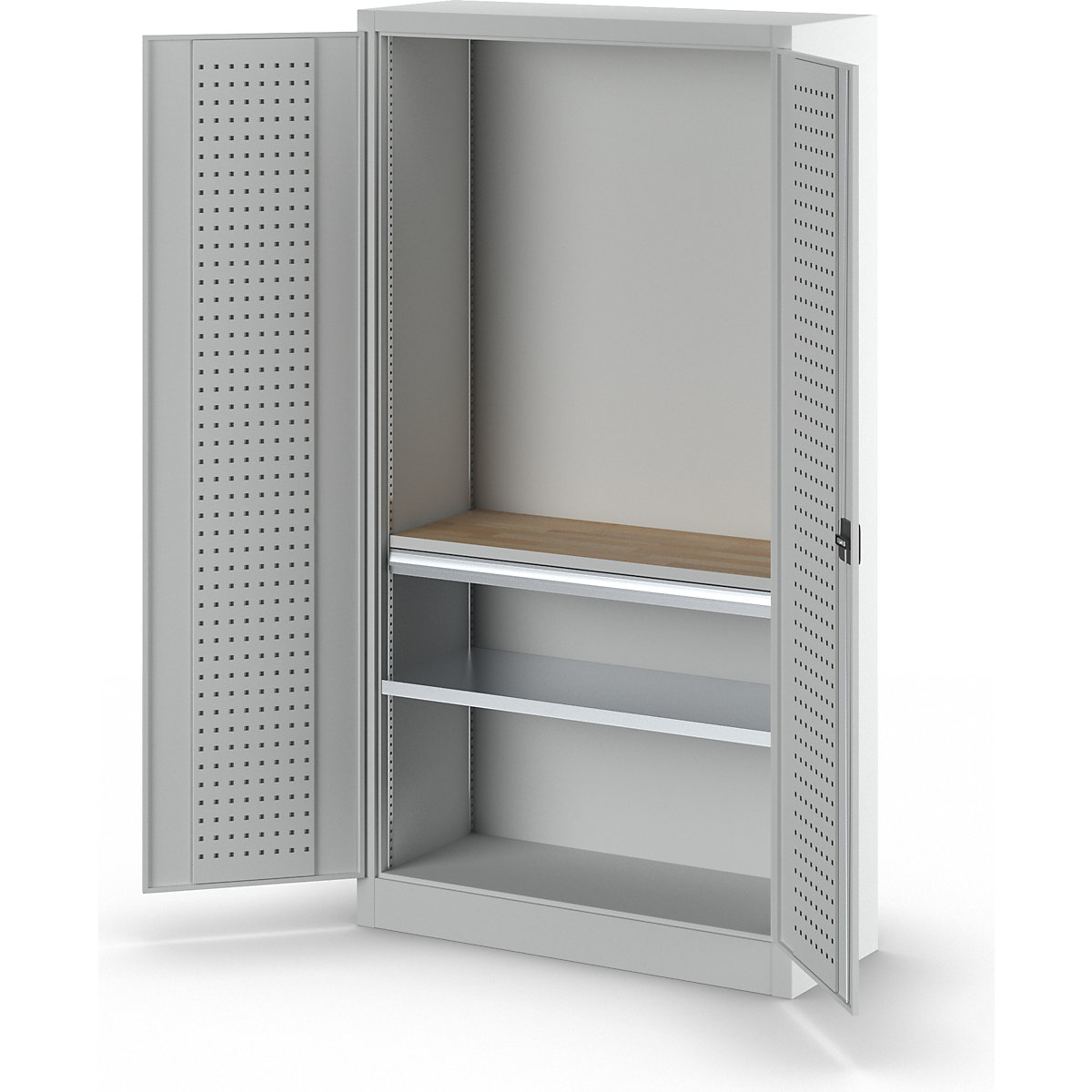 Tool cupboard with perforations (Product illustration 2)-1