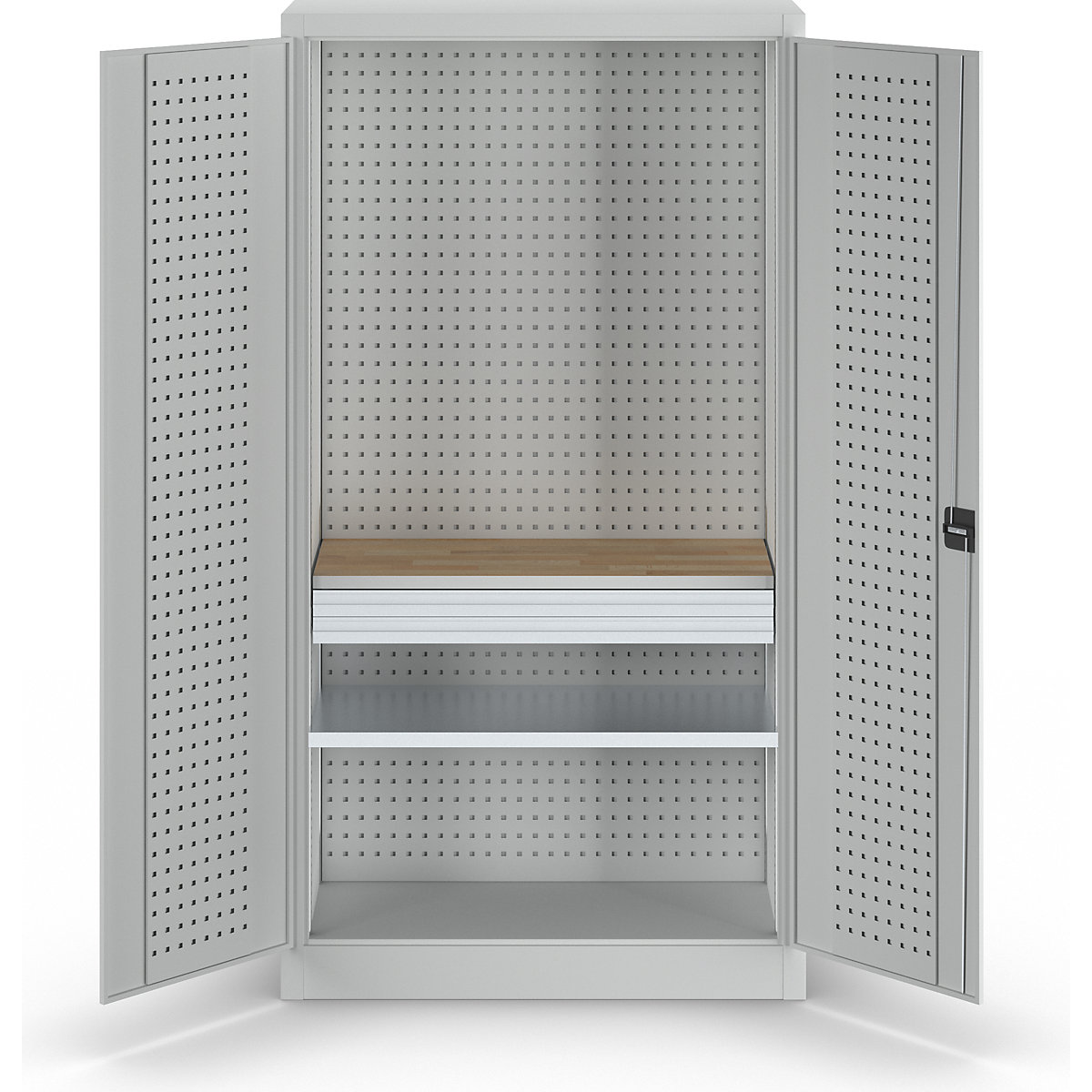 Tool cupboard with perforations (Product illustration 3)-2
