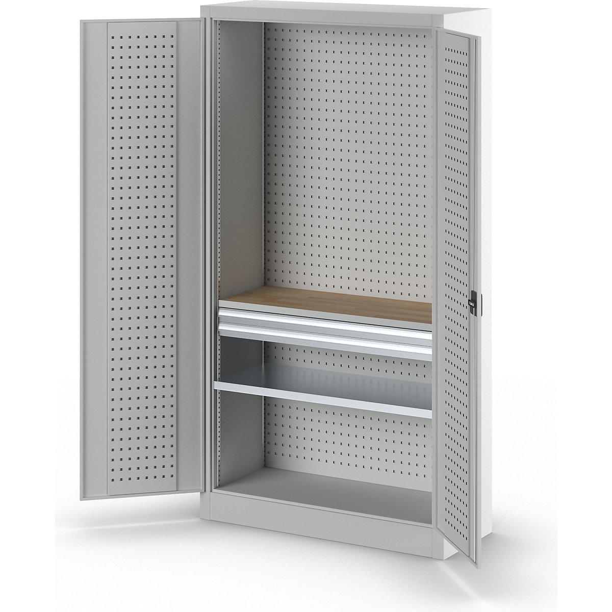 Tool cupboard with perforations (Product illustration 3)-2