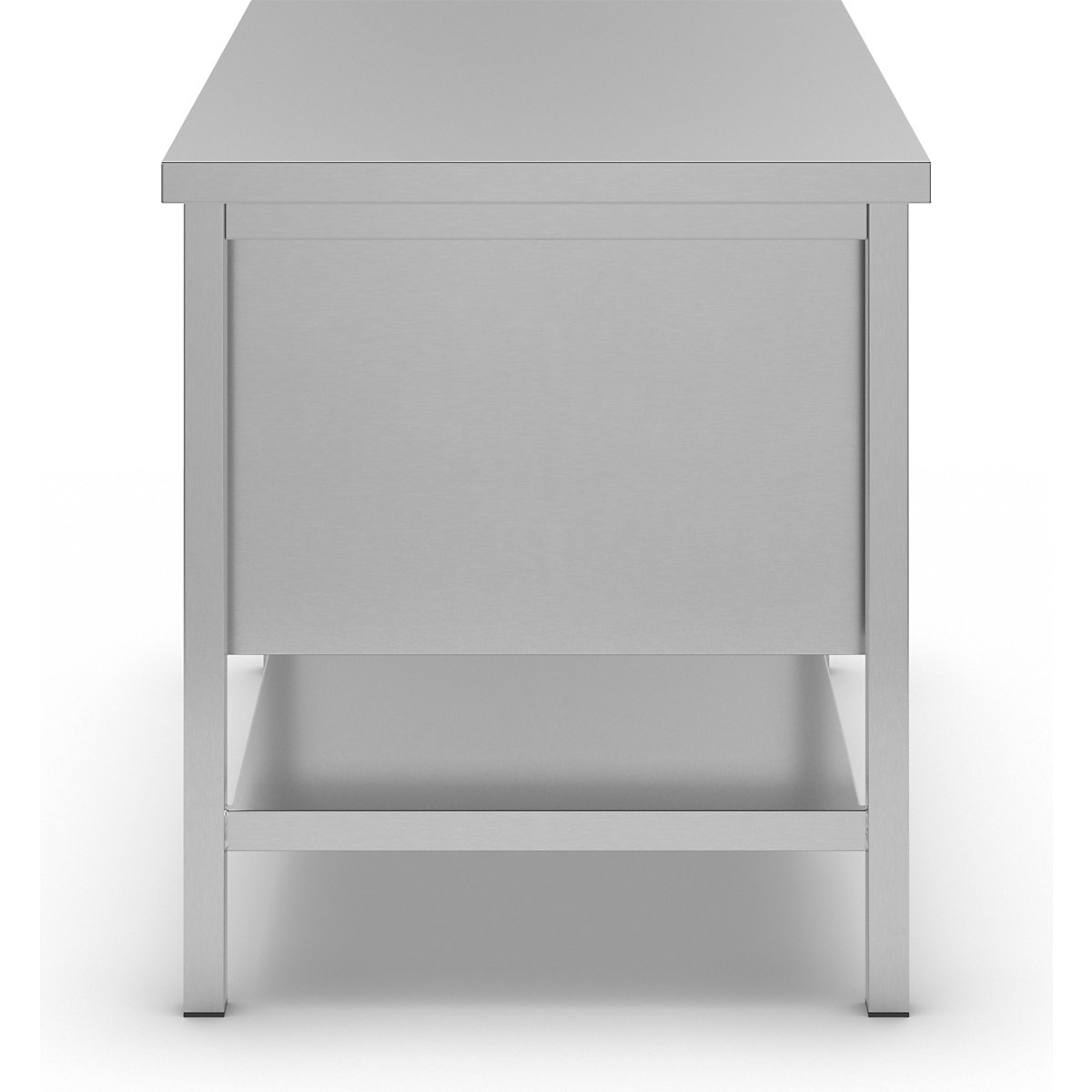 Stół roboczy ze stali szlachetnej – eurokraft basic (Zdjęcie produktu 4)-3