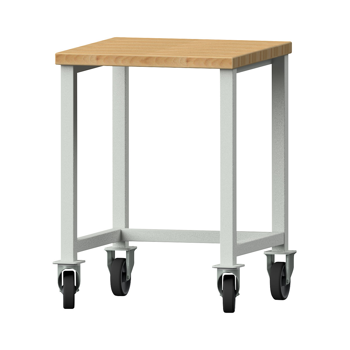 Kompaktowy stół warsztatowy – ANKE, szer. 605 mm, bez szafek dolnych, ruchomy-4
