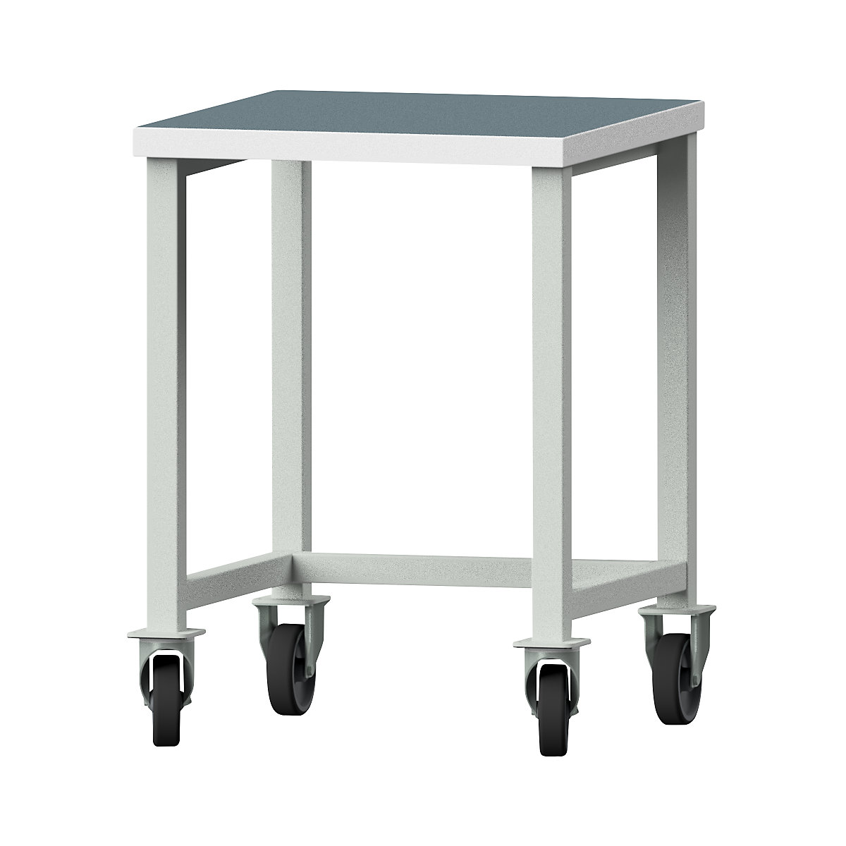 Kompaktowy stół warsztatowy – ANKE, szer. 605 mm, bez szafek dolnych, mobilny, płyta uniwersalna-3