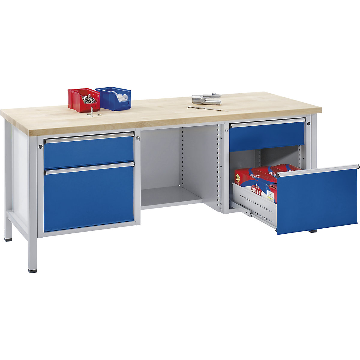 Stół warsztatowy, konstrukcja ramowa – ANKE (Zdjęcie produktu 2)-1